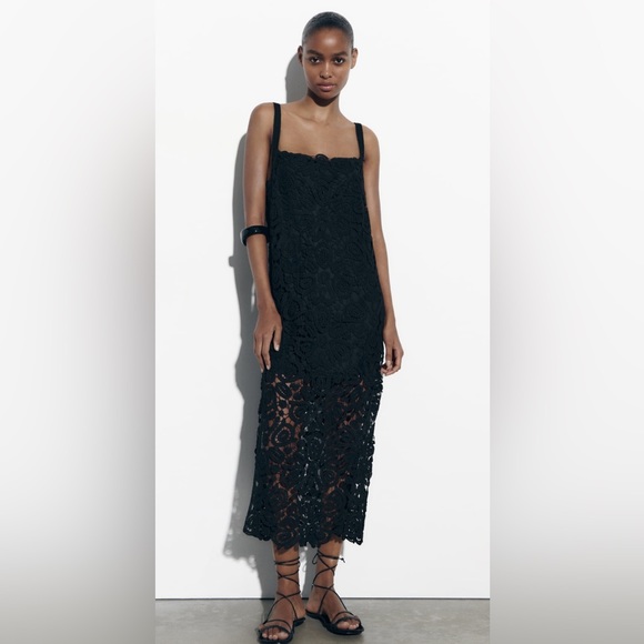zara macrame knit dress | Dresses | Zara WEDDINGEDIT24